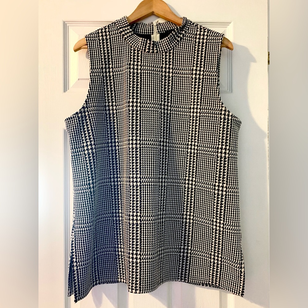 Ann Taylor Houndstooth top